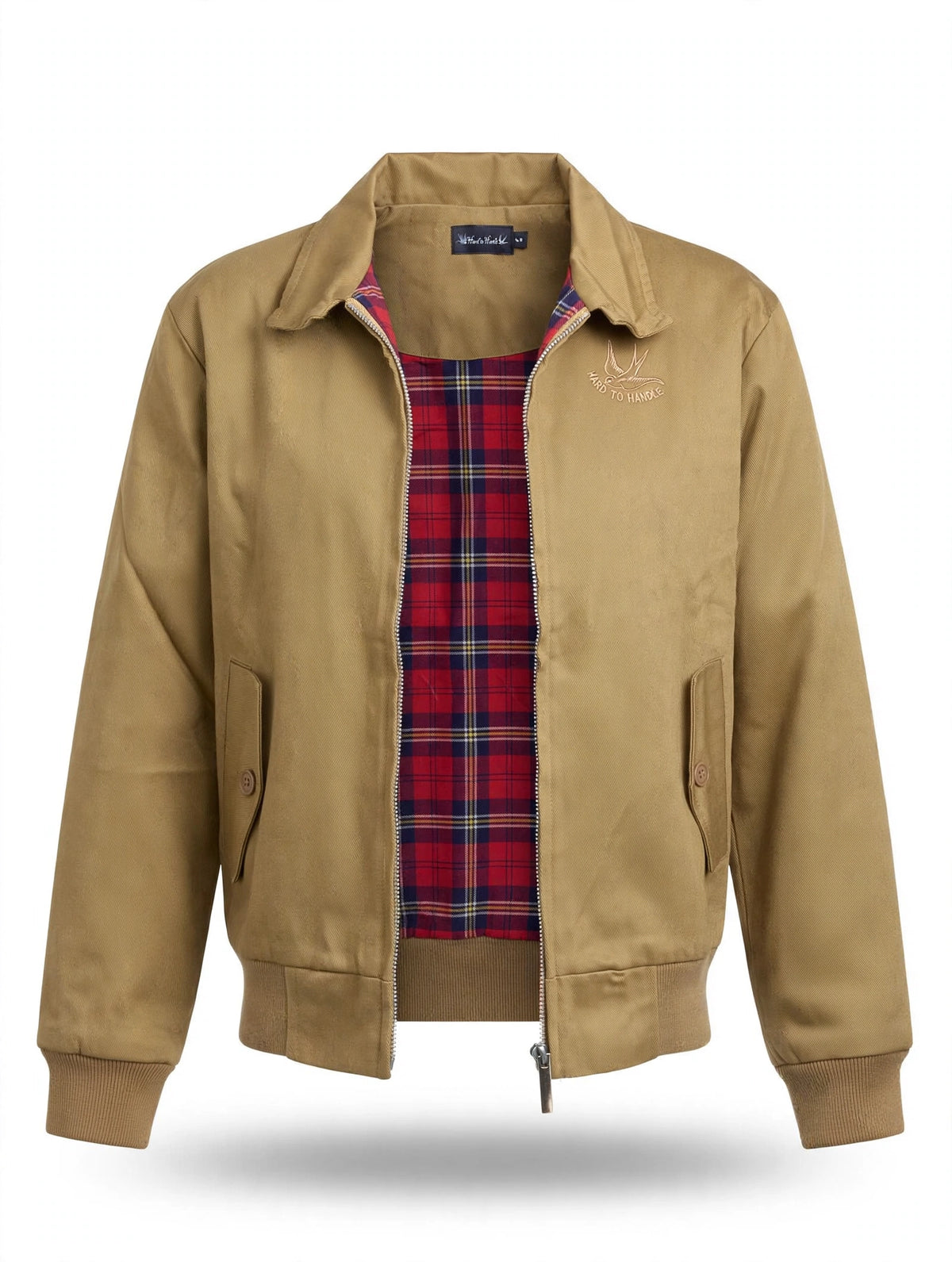 Harrington Mujer - Hard To Handle Camel / Rojo Tartán
