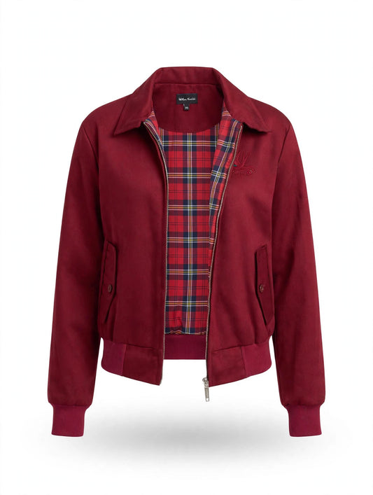 Harrington Mujer - Hard To Handle Granate / Rojo Tartán