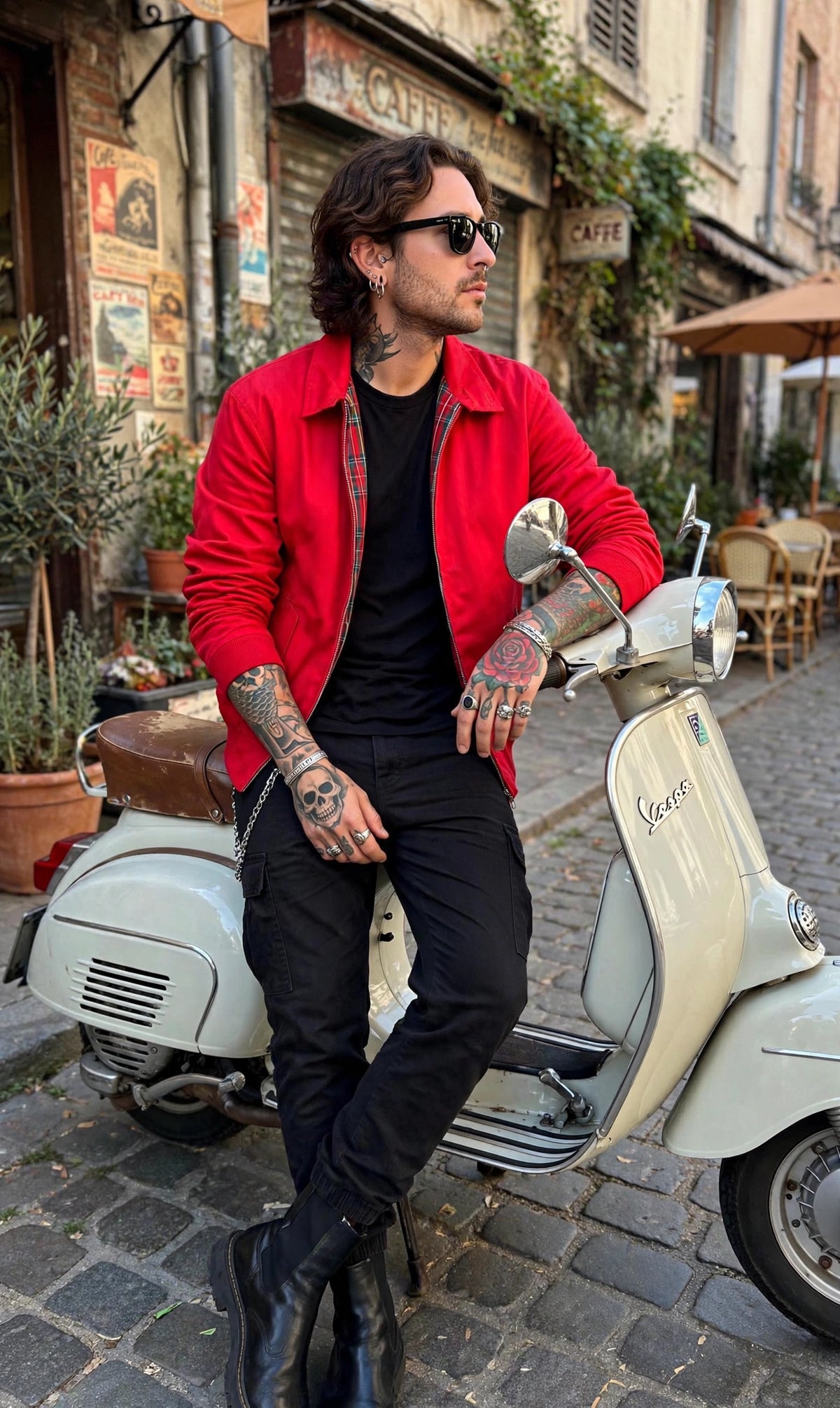 Chaqueta Harrington Retro Hard To Handle - Roja