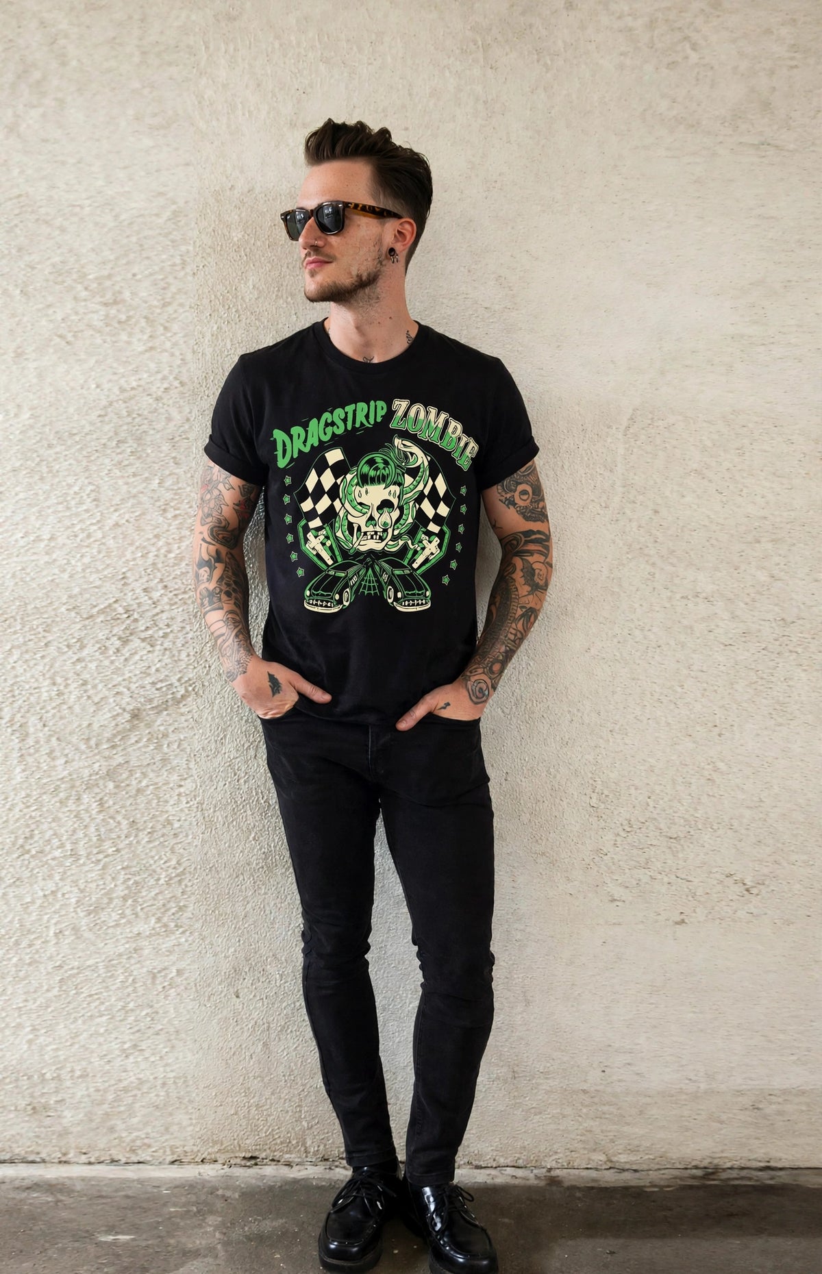 Camiseta Dragstrip Zombie - 13 Lágrimas