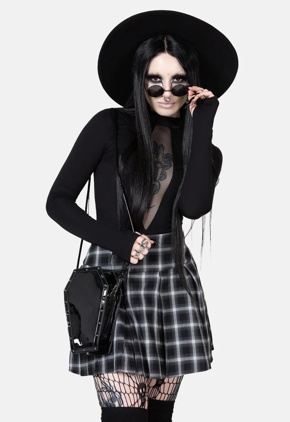 Falda Cuadros Killstar