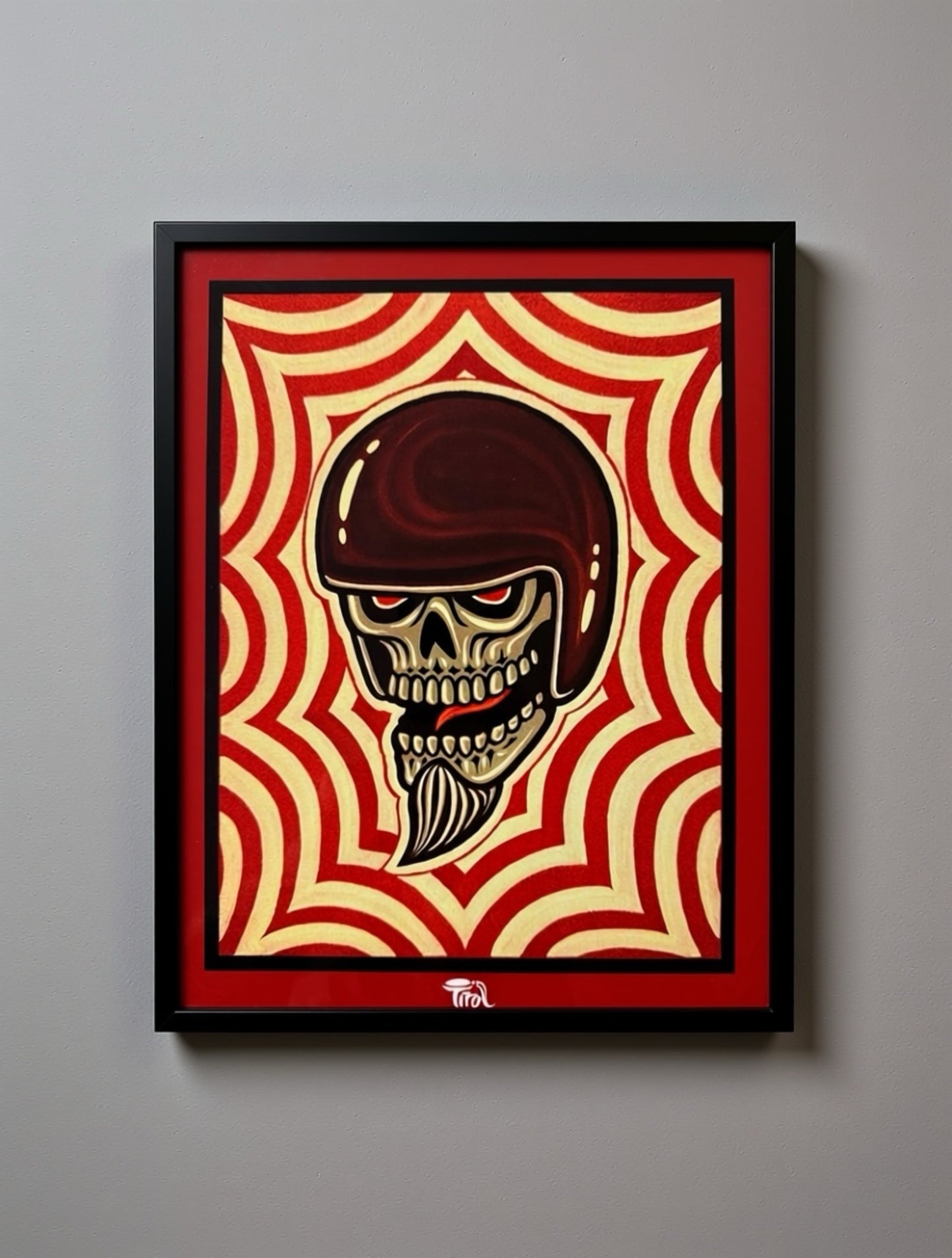 Chopper Skull whit Helmet