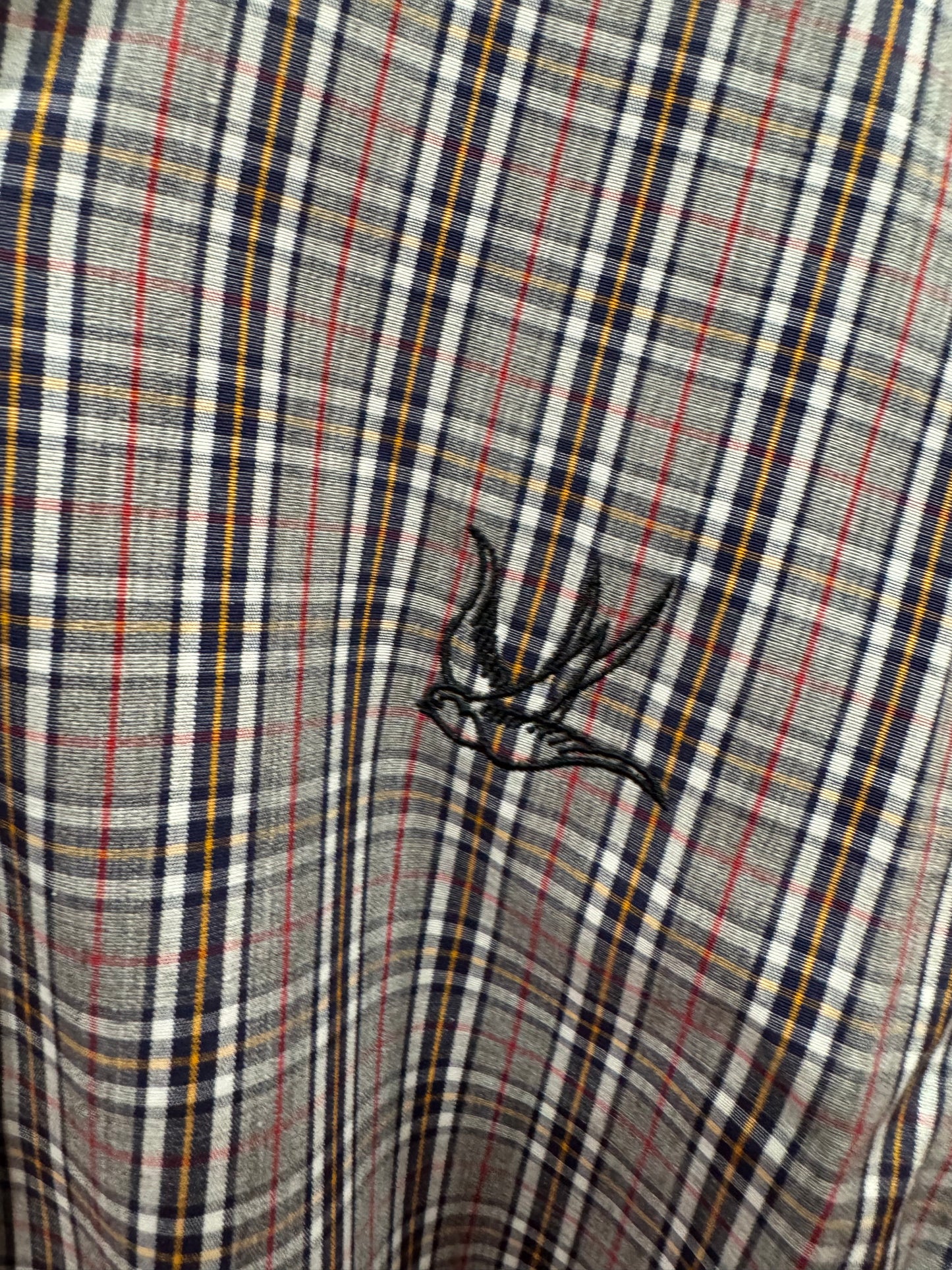 Vestido camisero a cuadritos