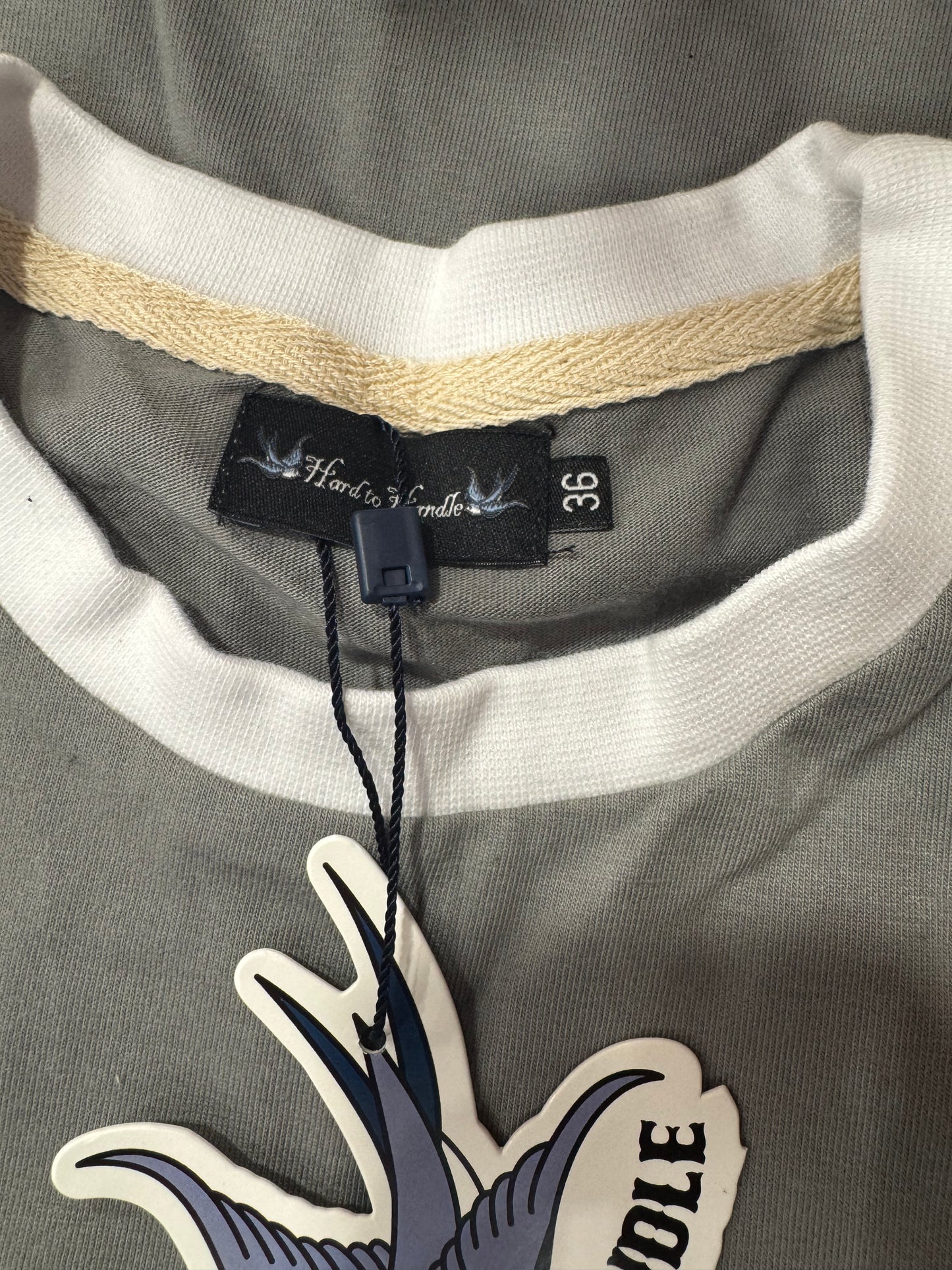 Camiseta Ringer Gris