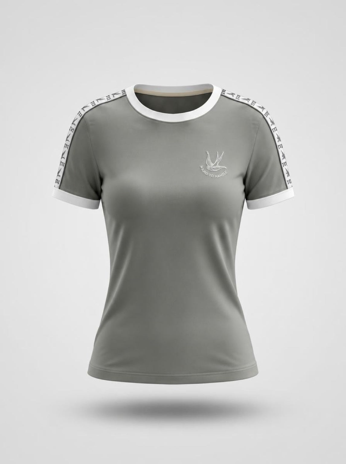 Camiseta Ringer Gris