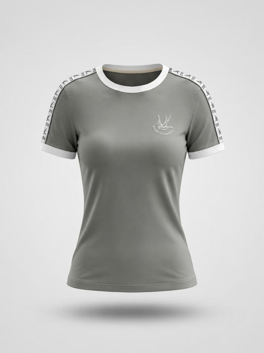 Camiseta Ringer Gris