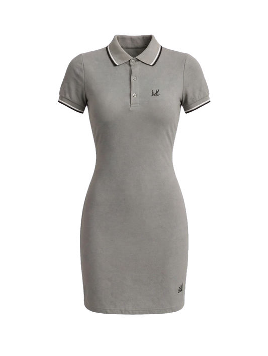 Vestido Polo Gris